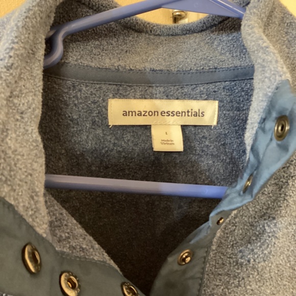 Polar Fleece Long Sleeve Mock Neck Popover Jacket w/ Pockets Women’s - Picture 3 of 5